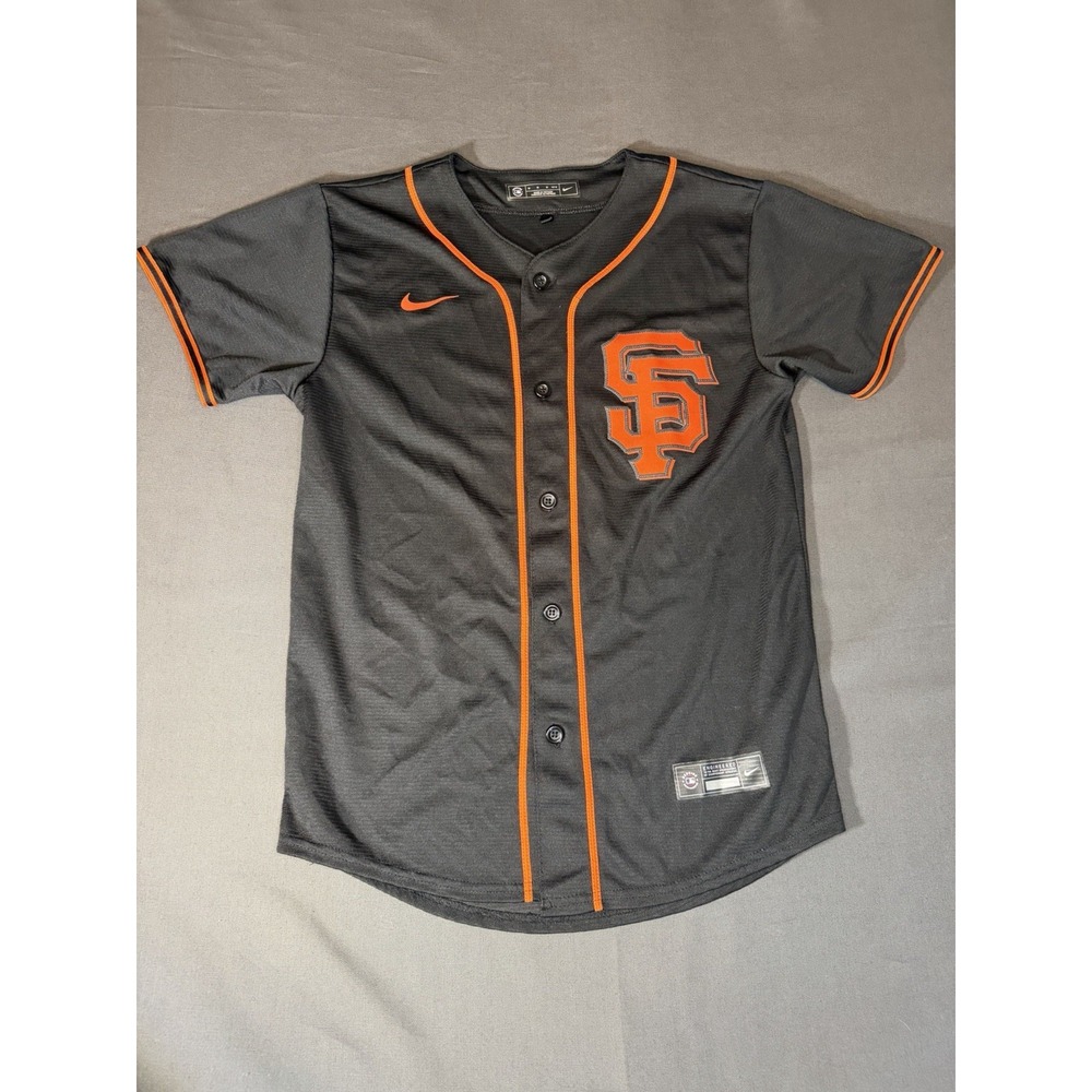 SF Giants Alternate Jersey Black Youth M 10/12